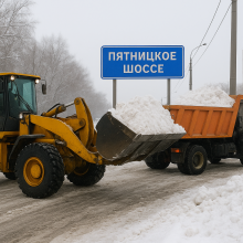 Уборка и вывоз снега в Москве и области. Тел: +7(919)99-66-777
