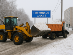 Уборка и вывоз снега в Москве и области. Тел: +7(919)99-66-777