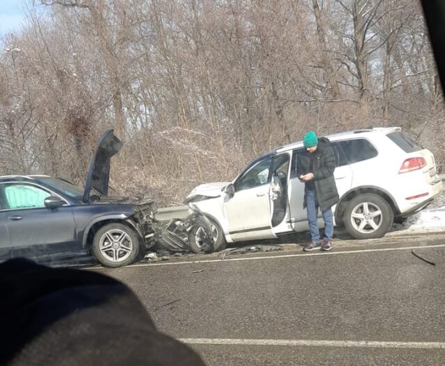 ДТП перед ГЭС Белореченска