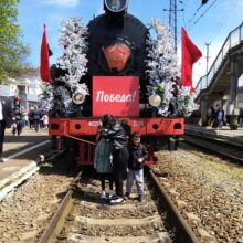 Поезд Победа прибыл в Белореченск