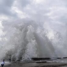 Штормовое предупреждение по волнению моря