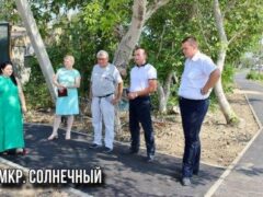 Рабочий объезд строящихся объектов провел сегодня глава города