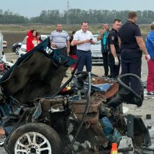 В страшном ДТП на Кубани авто разорвало на куски