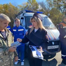 На границе Белореченского и Апшеронского района гаишники провели профилактическую акцию «Не пересекай черту — выбери жизнь!» ⠀