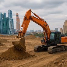 Аренда гусеничного экскаватора в Москве и области