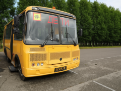 Белореченский район получил новый современный автобус для перевозки детей