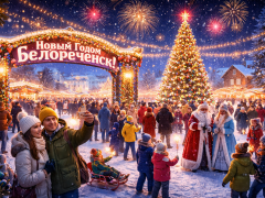 Как отдыхают белореченцы в Новый год