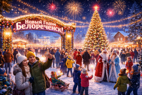 Как отдыхают белореченцы в Новый год