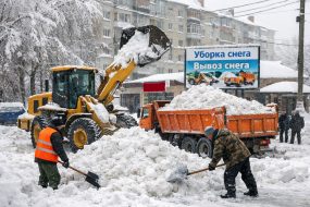 В Белореченске резко вырос спрос на уборку и вывоз снега